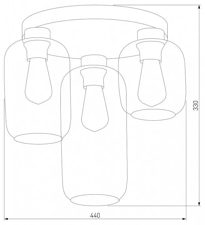 Потолочная люстра TK Lighting Marco 3318 Marco Green