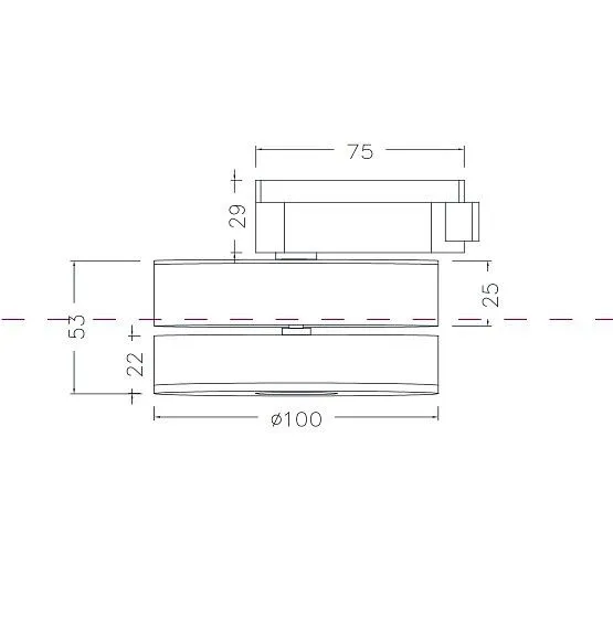 Накладной светильник Maytoni Technical Магия TR006-1-12W3K-W4K