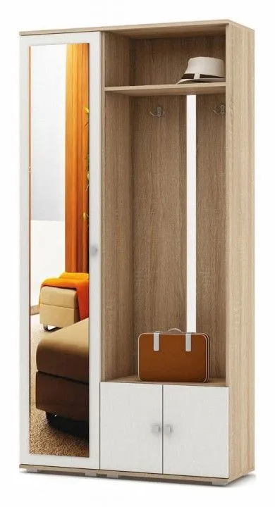 Стенка для прихожей ВМФ Тунис-1 ПРТ-1-ДСБ Стенка для прихожей ВМФ Тунис-1 ПРТ-1-ДСБ