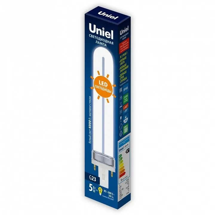 Лампа светодиодная Uniel LED-PL G23 5Вт 4000K UL-00005661