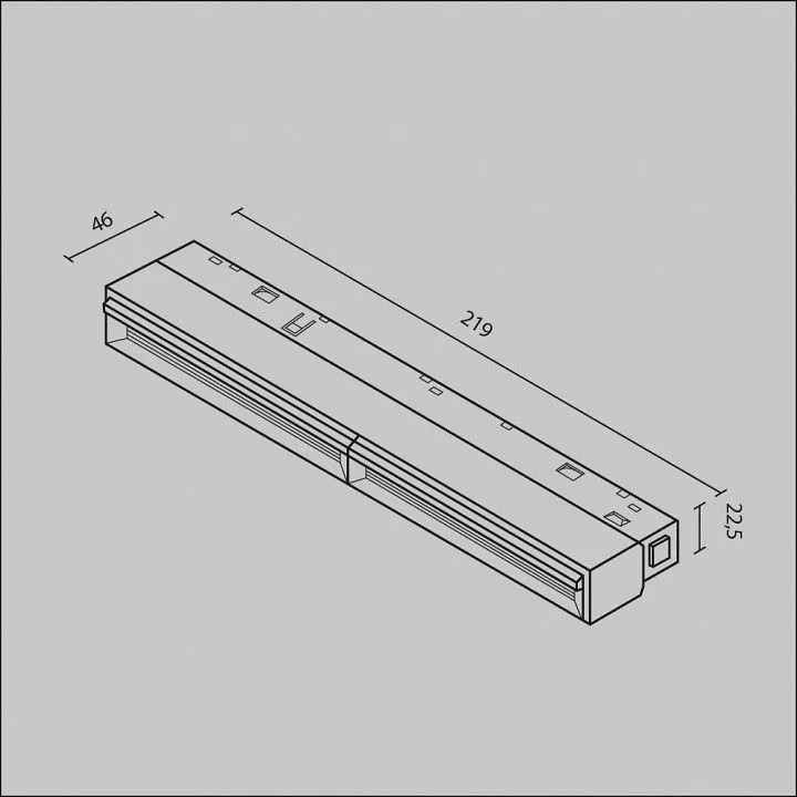Встраиваемый светильник Maytoni Technical Парете TR106-4-12W-DS-W