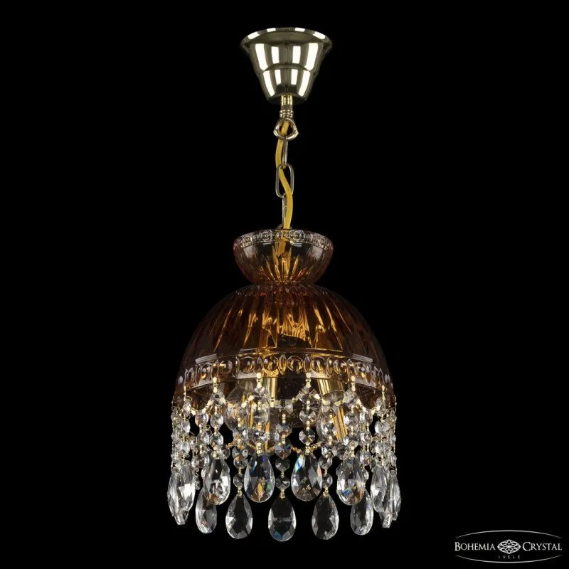 Подвесная люстра Bohemia Ivele Crystal 5478 5478/22 G Amber/M-1G
