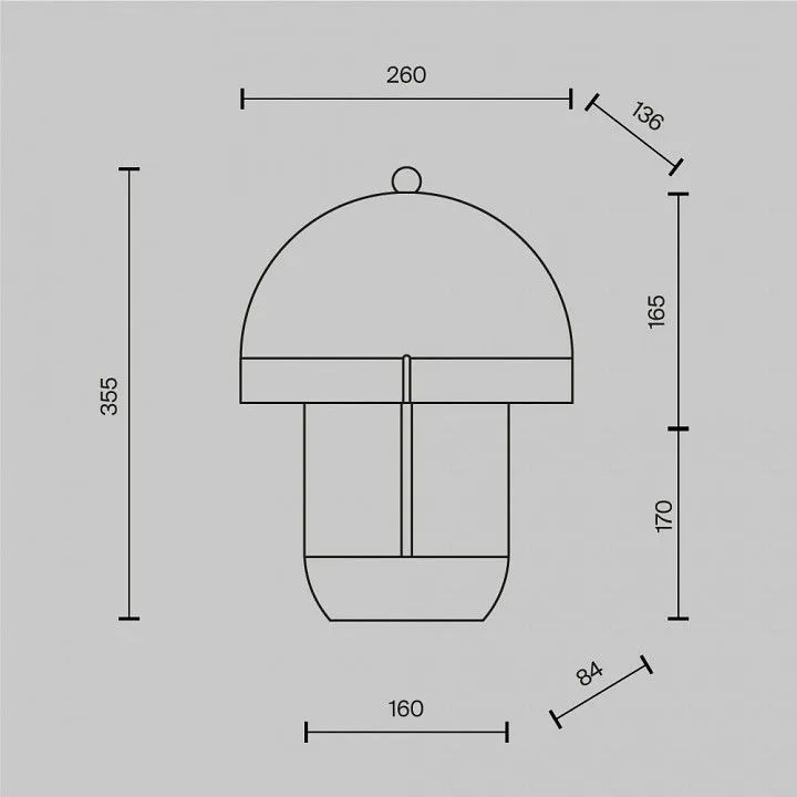 Настольная лампа декоративная Maytoni Надежда MOD479TL-L14W3K