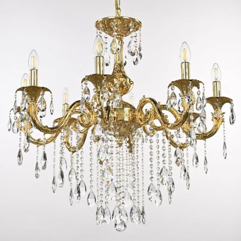 Подвесная люстра Bohemia Ivele Crystal AL7901 AL79101/8/250 B G