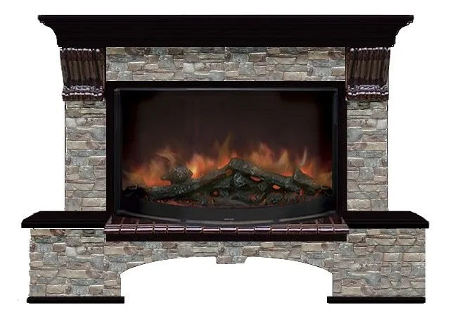Комплект из электрокамина напольного и портала Glenrich Бостон К ГЦ Rondo 86 БК860046 Комплект из электрокамина напольного и портала Glenrich Бостон К ГЦ Rondo 86 БК860046