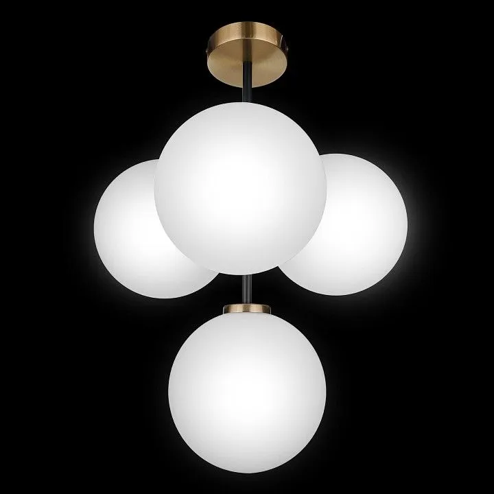 Люстра на штанге 33 идеи S32WH CHN800S.04.17ABL.ASB-S32WH