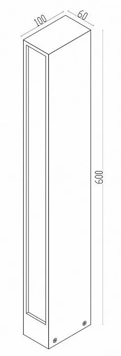 Наземный низкий светильник Maytoni Outdoor Хоф O422FL-L12GF