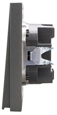 Выключатель двухклавишный с подсветкой без рамки Kranz STRONG KR-78-0714-6