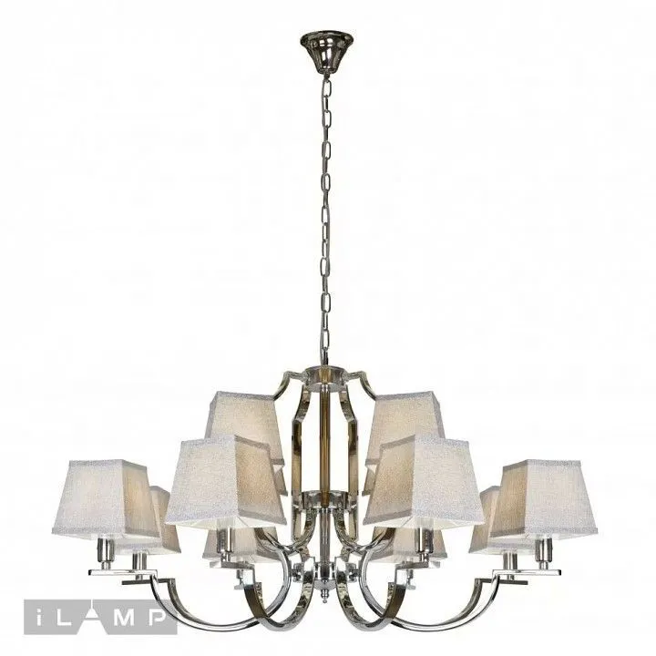 Подвесная люстра iLamp Hilton 6943-8+4 CR
