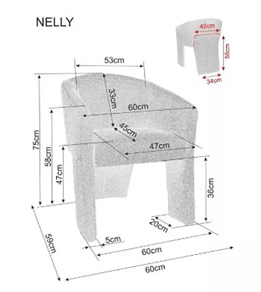 Кресло Nelly Brego