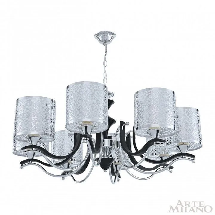 Подвесная люстра Arte Milano Florentia-6787 306787/8 Bk/Ni
