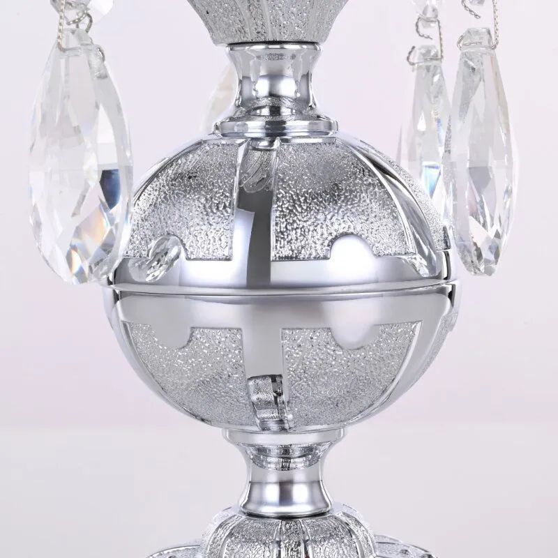 Настольная лампа декоративная Bohemia Ivele Crystal AL77 AL77500L/1-23 Ni