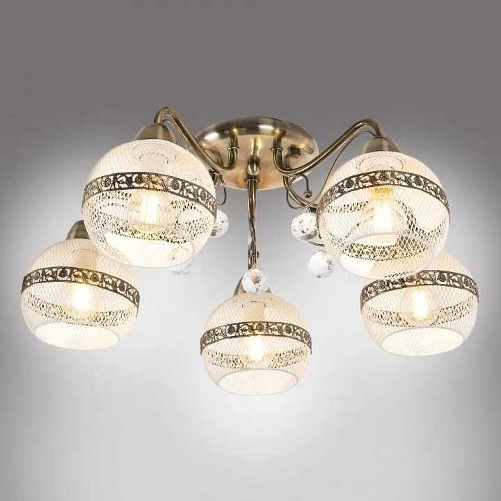Потолочная люстра MyFar Frank MR1651-5C Потолочная люстра MyFar Frank MR1651-5C