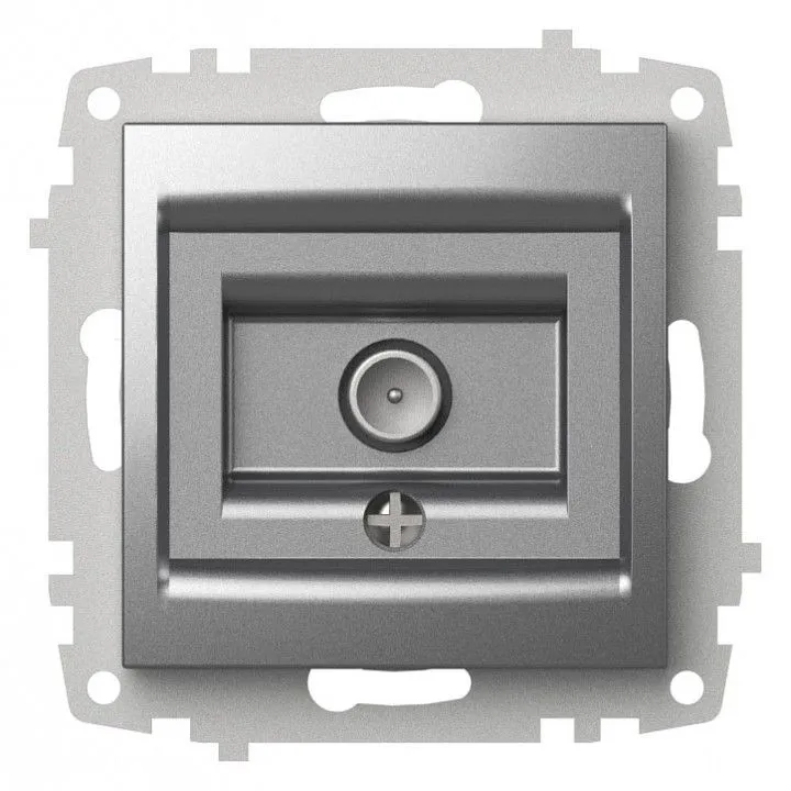 ТВ-розетка проходная без рамки Elbi Eleсtriс Zena Vega 609-011000-272
