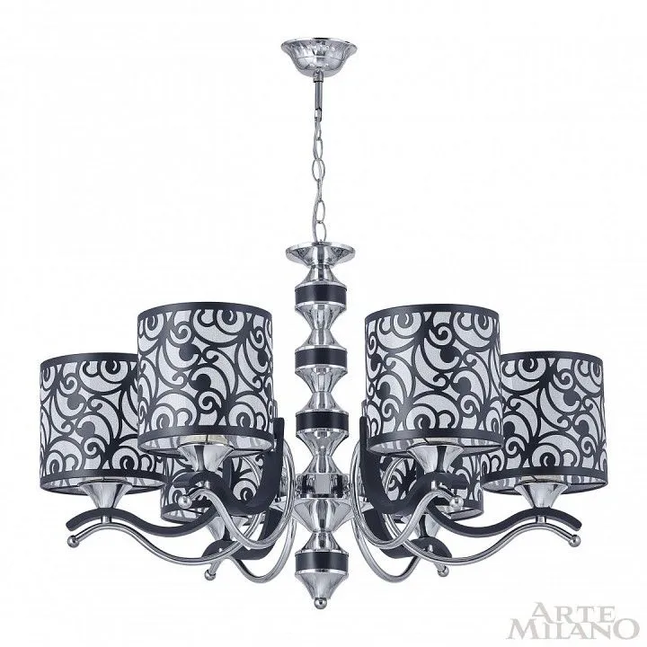 Подвесная люстра Arte Milano Florentia-4957 304957/6 Bk/Ni