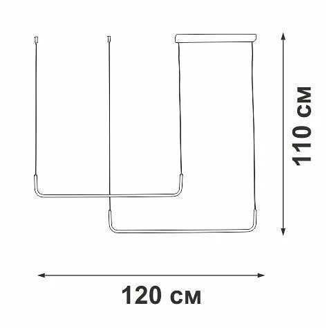 Подвесной светильник Vitaluce V2530 V2530-1/2S Подвесной светильник Vitaluce V2530 V2530-1/2S