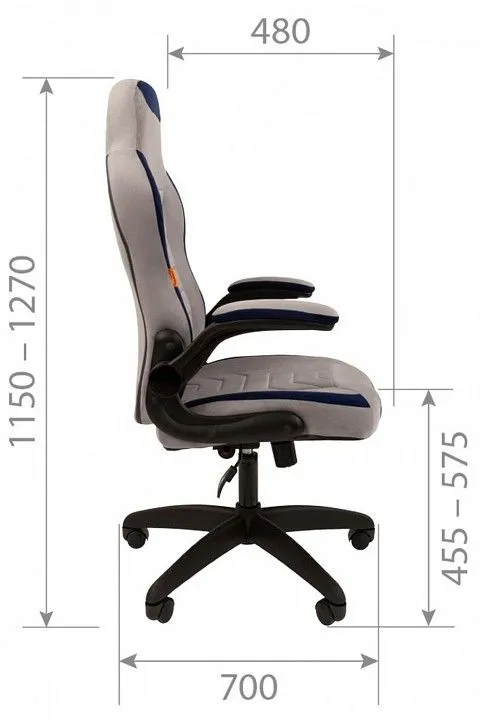 Кресло игровое Chairman Game 50 00-07115872, 7115872 Кресло игровое Chairman Game 50 00-07115872, 7115872