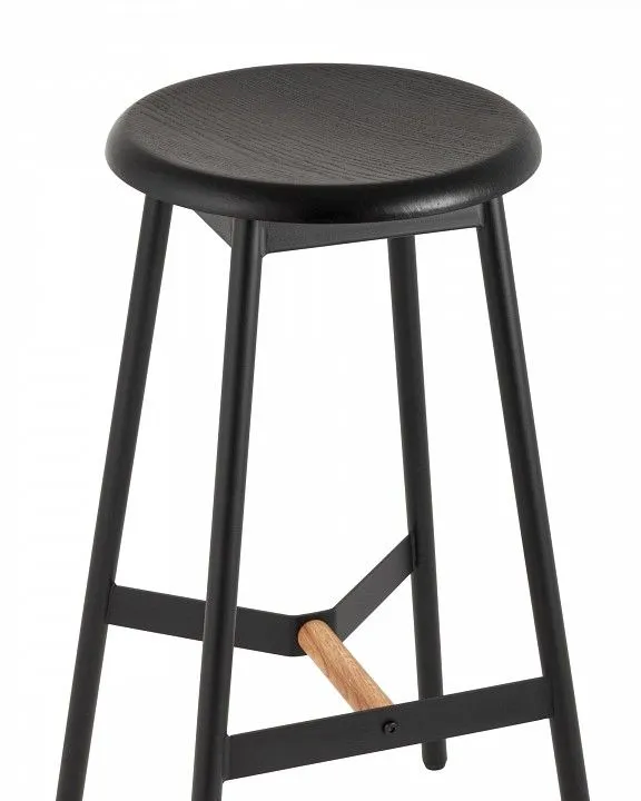 Стул барный Stool Group Knobb 9117H75 black, УТ000036008 Стул барный Stool Group Knobb 9117H75 black, УТ000036008