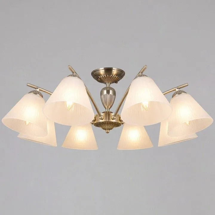 Люстра на штанге ILLUMICO  IL0900-8CSQ-26 AB ELITE