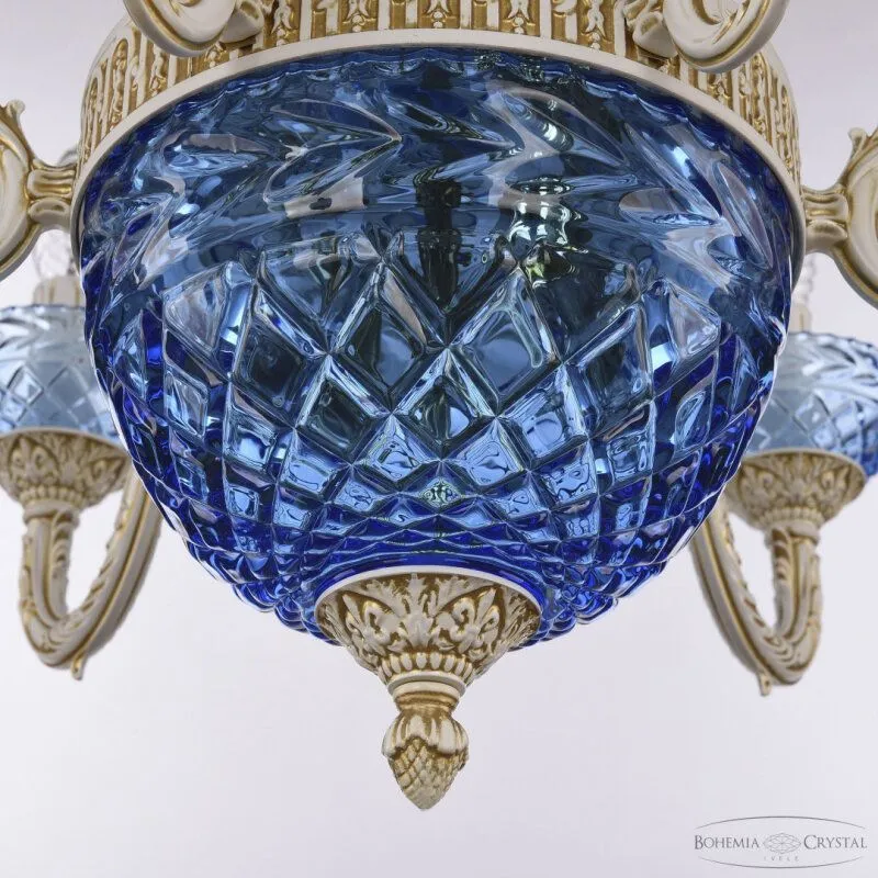 Подвесная люстра Bohemia Ivele Crystal AL7901 AL79101P/6/175 WMG P Aquamarine/M-1F