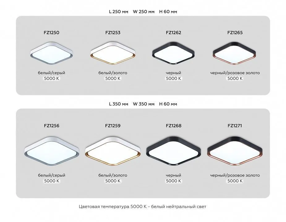 Накладной светильник Ambrella Light FZ FZ1268