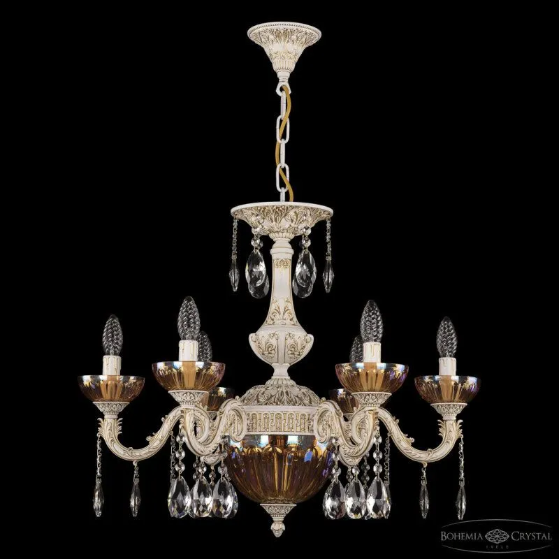 Подвесная люстра Bohemia Ivele Crystal AL7901 AL79101P/6/175 A WMG P Shampan/M-1H