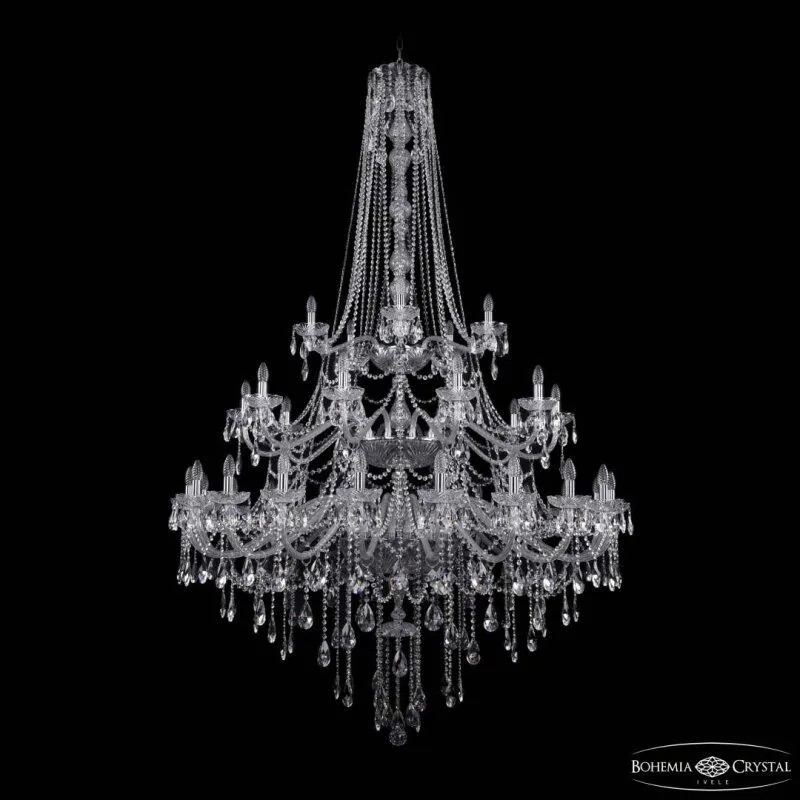 Подвесная люстра Bohemia Ivele Crystal 1415 1415/20+10+5/530/h-231/3d Ni