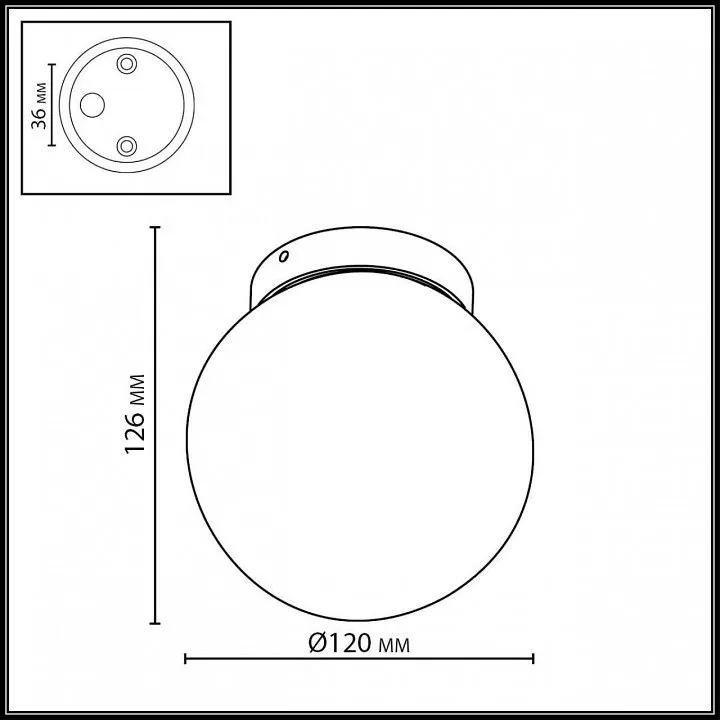 Накладной светильник Odeon Light NATURE 7124/1C