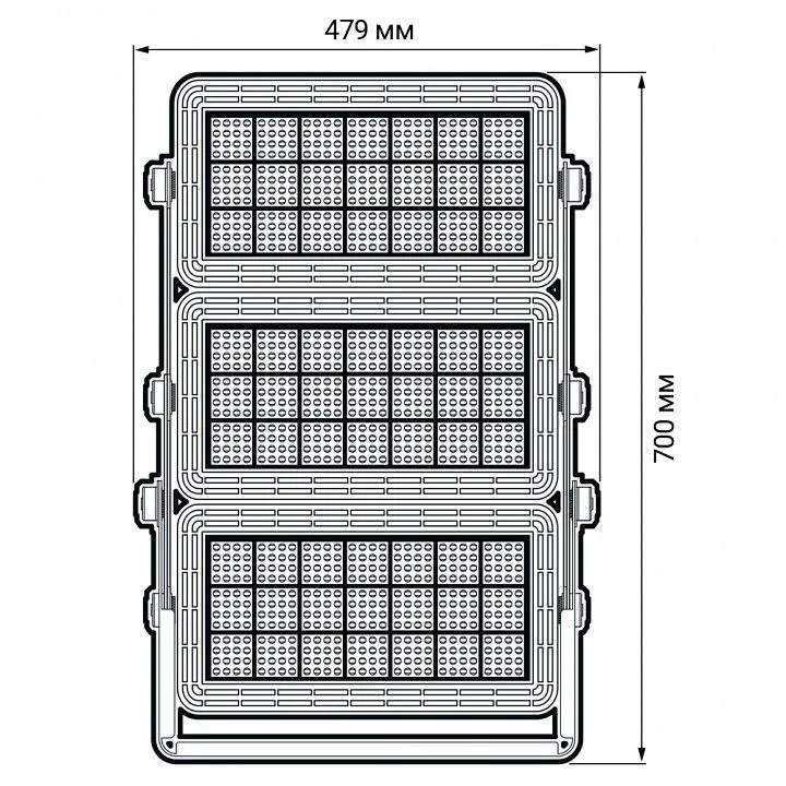 Настенно-потолочный прожектор Jazzway  PFL SPORT 02  750w  5700K IP66