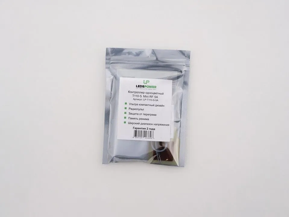 Контроллер-диммер с пультом ДУ LEDS POWER T110-S Mini RF 003696