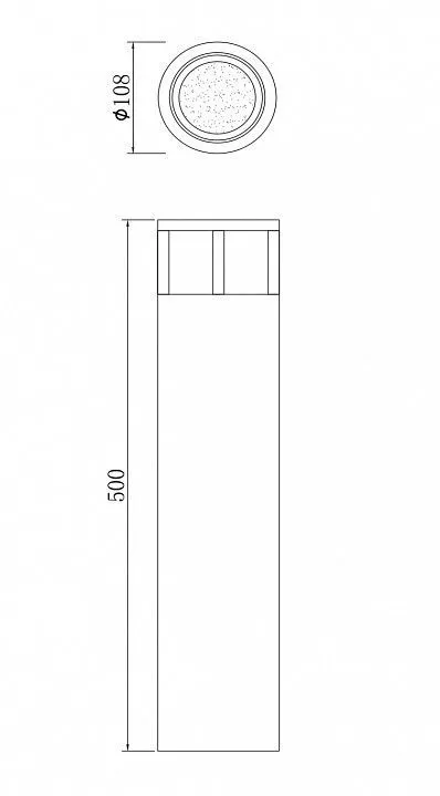 Наземный низкий светильник Maytoni Outdoor Улица Уолсли O011FL-L6B
