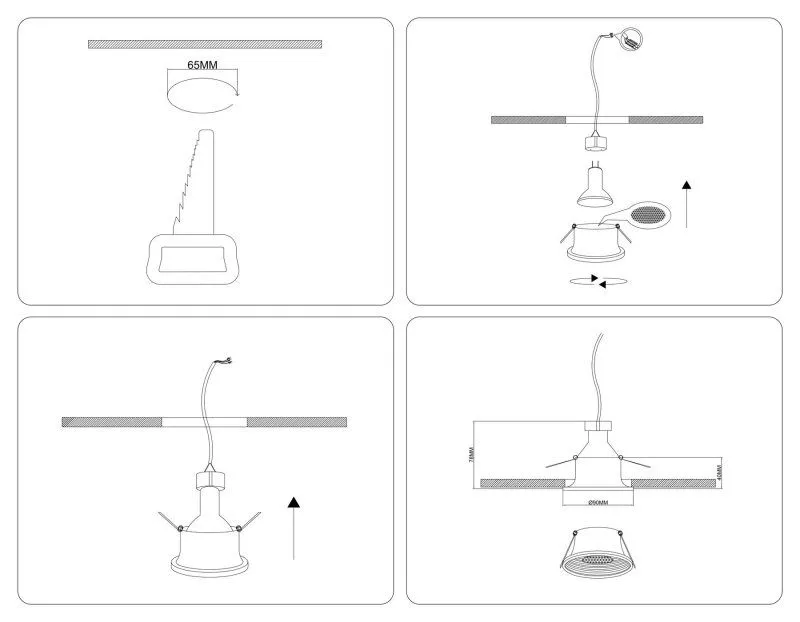 Встраиваемый светильник Ambrella Light TN TN102856