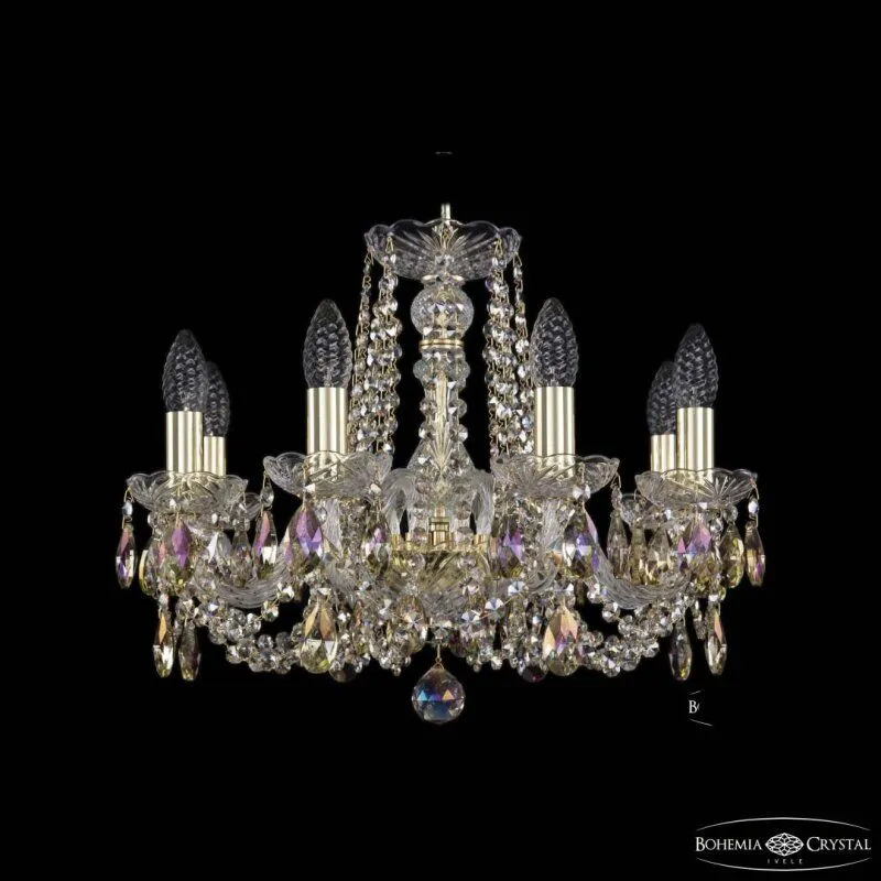 Подвесная люстра Bohemia Ivele Crystal 1402 1402/8/160 G R801