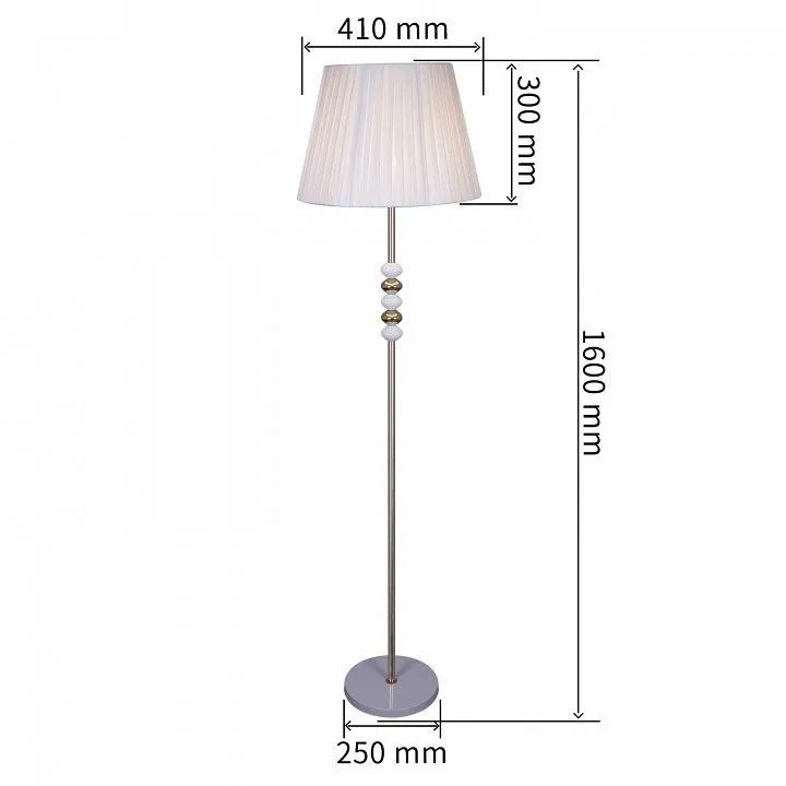 Торшер Reluce 02063-1 02063-0.6-01 WH-CR