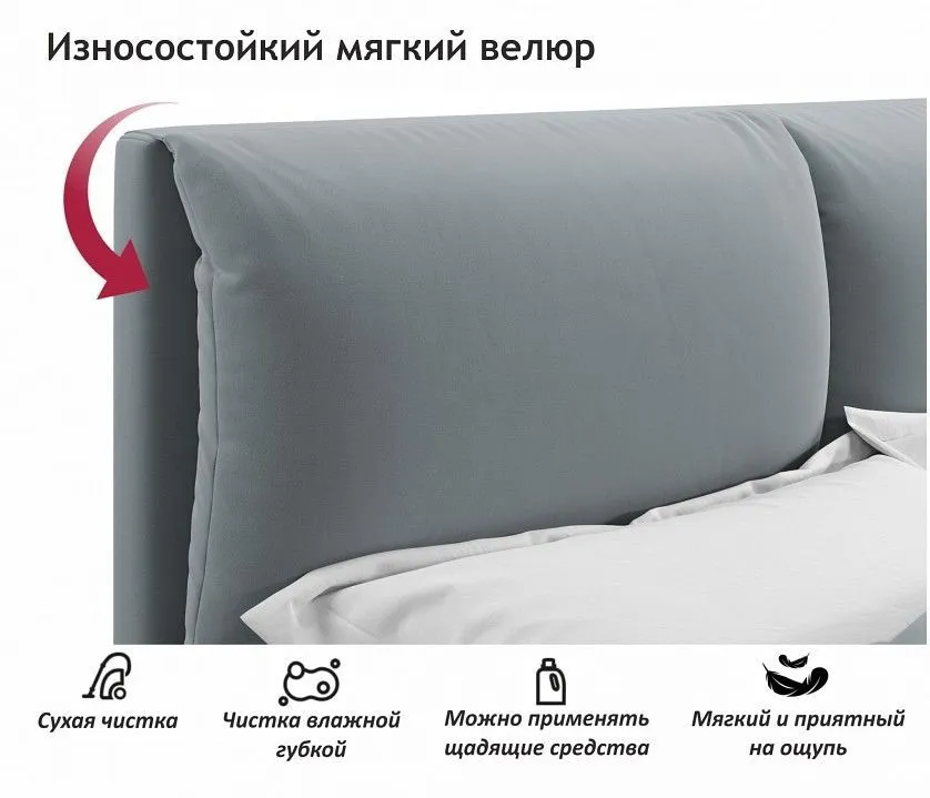 Кровать двуспальная Vita 2000x1600