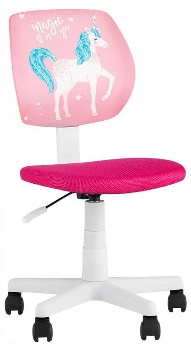 Стул компьютерный Stool Group Лоло 5256D-W Unicorn, УТ000039088 Стул компьютерный Stool Group Лоло 5256D-W Unicorn, УТ000039088