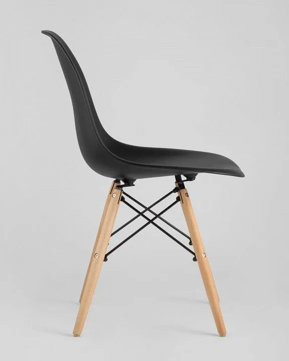 Набор из 4 стульев Stool Group Eames 8056PP BLACK X4, УТ000005362 Набор из 4 стульев Stool Group Eames 8056PP BLACK X4, УТ000005362