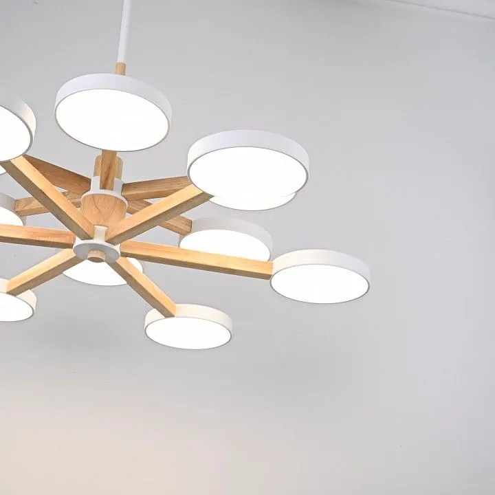 Люстра на штанге Imperiumloft TURNA White TURNA-DBL01