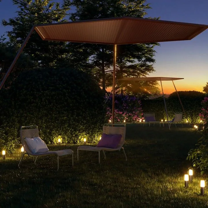 Наземный низкий светильник Maytoni Outdoor Талпа O416FL-L3B3K