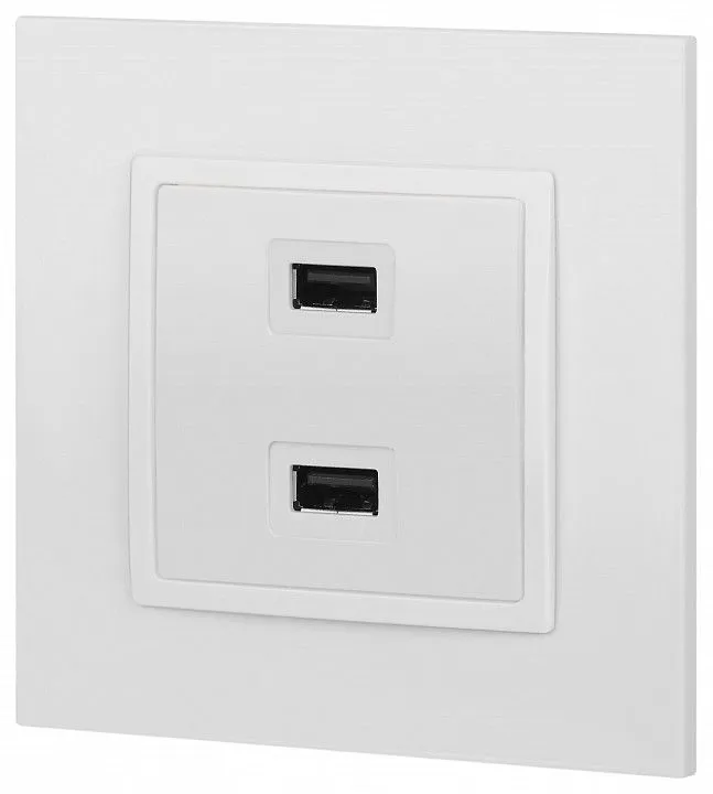 Розетка 2хUSB type A без рамки Эра Эра Elegance 14-4110-01