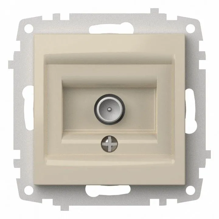 ТВ-розетка проходная без рамки Elbi Eleсtriс Zena Vega 609-010300-272