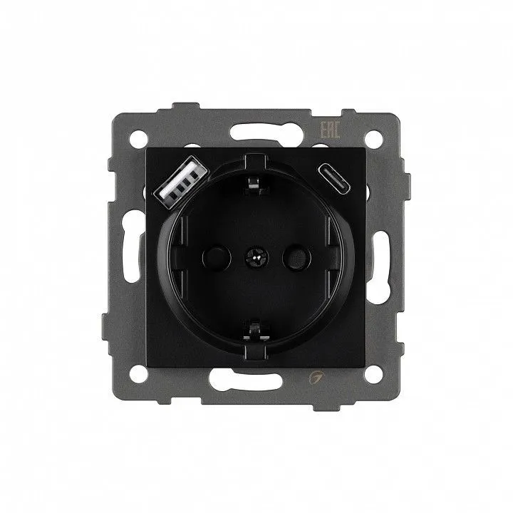 Розетка с заземлением и 2хUSB type A и C, без рамки Arlight SCT 049830