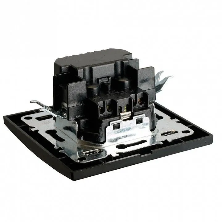 Розетка с заземлением и 2хUSB type A и C, без рамки Stekker Эрна 50078