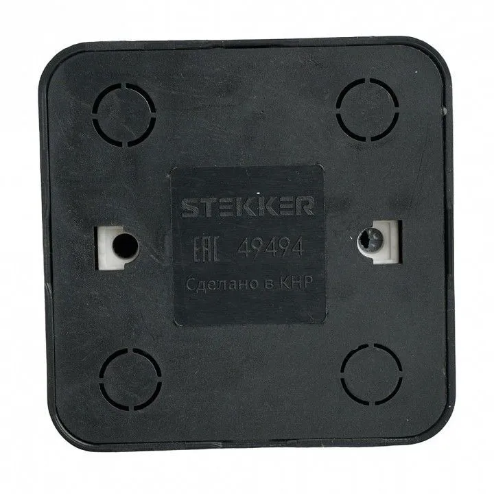 Розетка с заземлением Stekker София 49494
