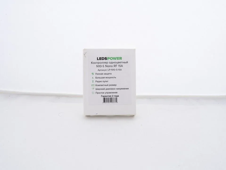 Контроллер-регулятор цвета RGBW с пультом ДУ LEDS POWER N10-S Nano RF 003771
