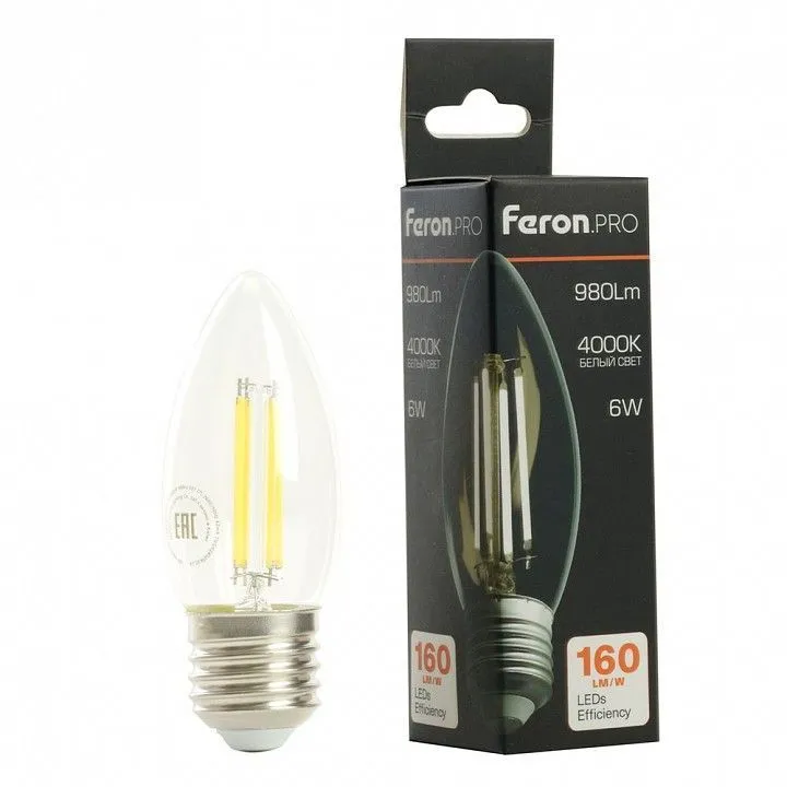 Лампа светодиодная Feron LB-1206 E27 6Вт 4000K 51239