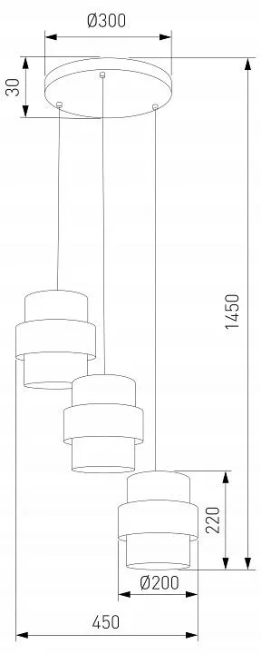 Подвесной светильник TK Lighting Calisto 6098 Calisto