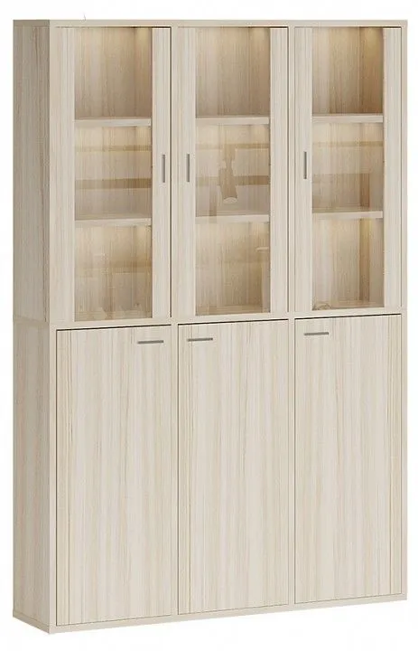 Шкаф-витрина Merdes Домино СУ(ш3в2)+3ФГ+3ФС К карамель Шкаф-витрина Merdes Домино СУ(ш3в2)+3ФГ+3ФС К карамель