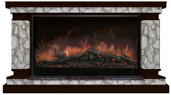 Комплект из электрокамина напольного и портала (143x45x82.5 см) Лорд Карелия Premier S14 ЛО000062