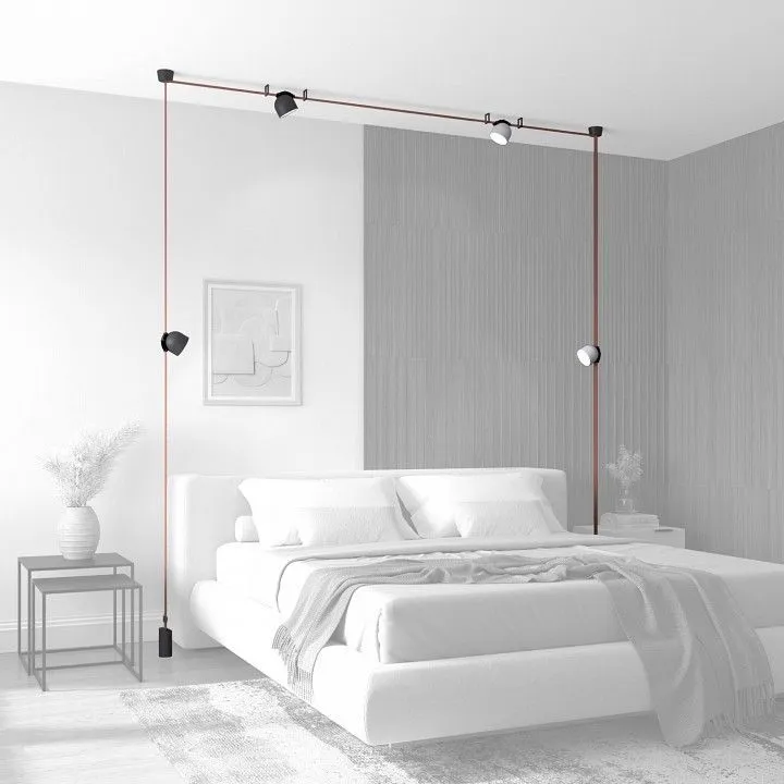 Накладной светильник Denkirs BELTY SPOT DK5543-WH+BK Накладной светильник Denkirs BELTY SPOT DK5543-WH+BK